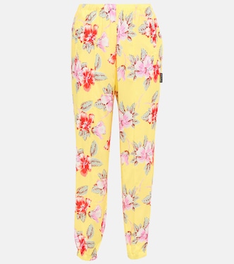 Floral printed pleated pants | Palm Angels