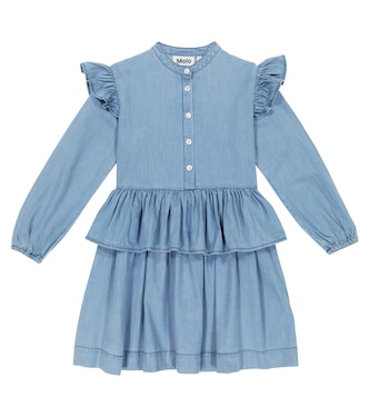Carisma ruffle-trimmed denim dress | Molo
