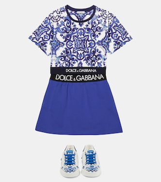 Bedrucktes T-Shirt aus Baumwoll-Jersey | Dolce&Gabbana Kids