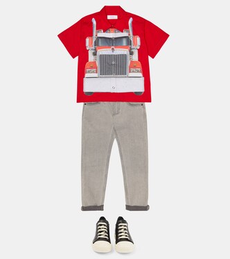 Sneakers Strobe in pelle | Rick Owens Kids