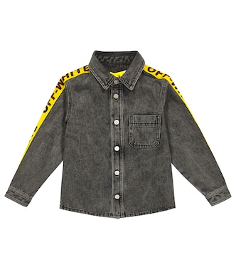 Camisa en denim con logo | Off-White Kids