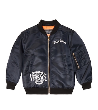 Chaqueta varsity con logo | Versace Kids