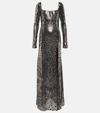 Robe longue imprimée à ornements | Etro