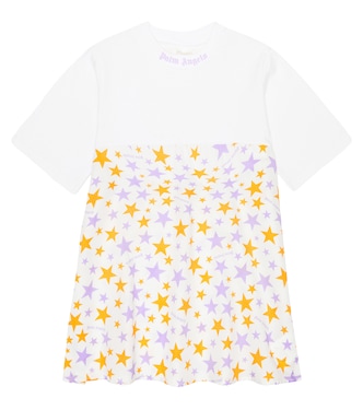 Printed cotton dress | Palm Angels Kids