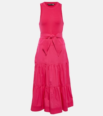 Austyn tiered midi dress | Veronica Beard