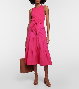 Austyn tiered midi dress | Veronica Beard