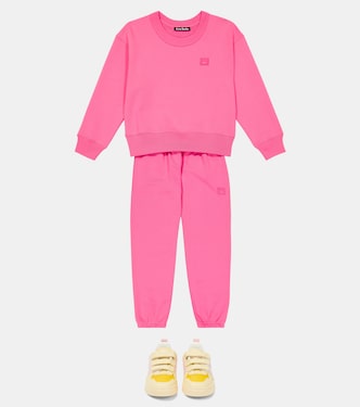 Felpa Mini Fairah Face in cotone | Acne Studios Kids