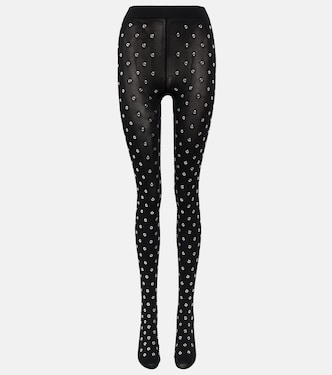 Studded high-rise tights  | Alaïa