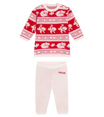 Baby - Felpa e pantaloni in cotone | Kenzo Kids