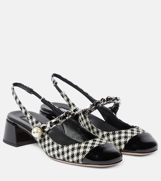 Gingham slingback pumps | Miu Miu