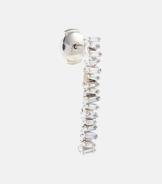 Boucles d'oreilles en or blanc 18 ct et diamants blancs | Suzanne Kalan