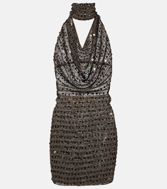 Tipo sequined halterneck minidress | Aya Muse