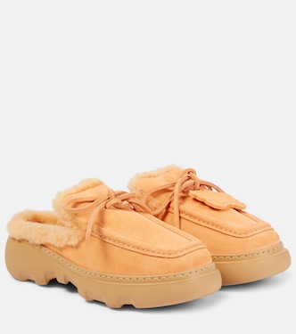 Mules Stony en daim | Burberry