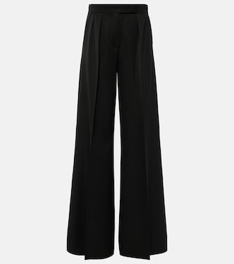 Weite High-Rise-Hose Libbra aus Wolle | Max Mara