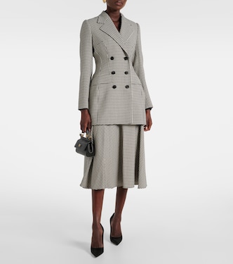 Houndstooth wool-blend blazer | Dolce&Gabbana