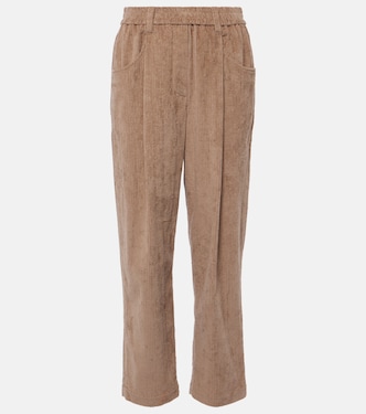 Pleated straight pants | Brunello Cucinelli