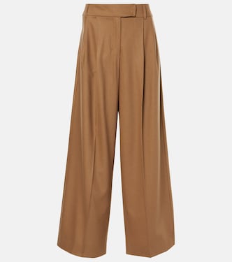 Weite Hose Carmen aus Wollflanell | 'S Max Mara