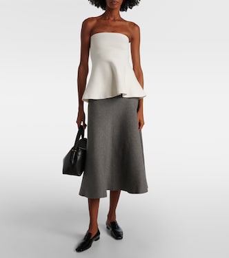Agathe knitted peplum top | The Frankie Shop