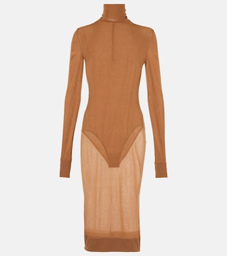 Midikleid aus Jersey | Saint Laurent