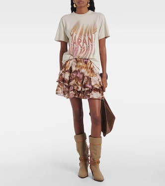 T-shirt Zoeline en coton à logo | Marant Etoile
