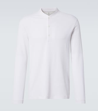 Henley-Top aus Baumwolle und Seide | Brunello Cucinelli