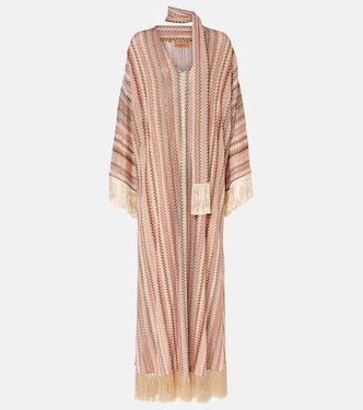 Kaftan aus Strick mit Pailletten | Missoni