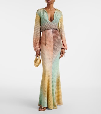Falda larga degradada | Missoni