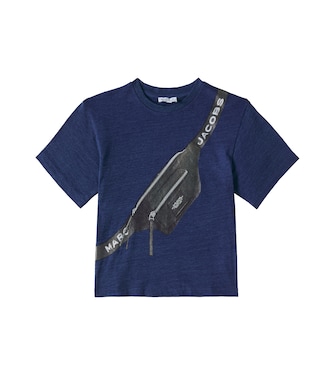 T-shirt in jersey di cotone con stampa | Marc Jacobs Kids