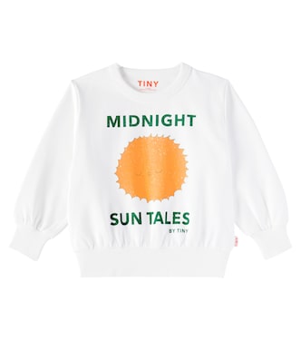 Bedrucktes Sweatshirt Sun Tales aus Baumwolle | Tinycottons