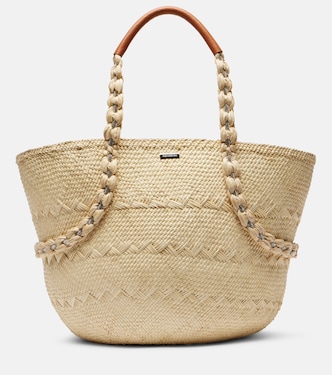 Borsa Isla effetto rafia | Aquazzura