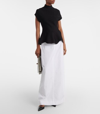 Lucian cotton poplin maxi skirt | Khaite