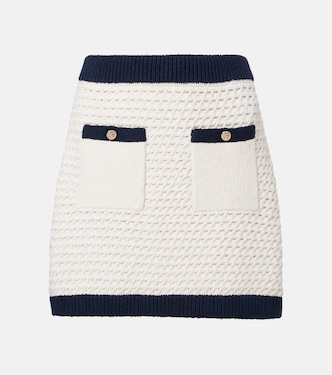 Cotton-blend crochet miniskirt | Gucci