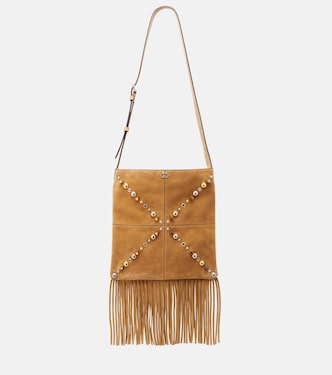 Nellcôte Medium suede shoulder bag | Valentino Garavani