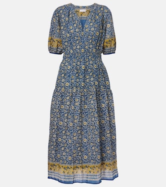 Natalia floral cotton maxi dress | Velvet