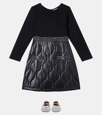 Paneled quilted dress | Patachou