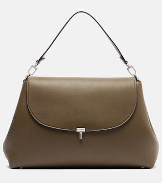 T-Lock Medium leather tote bag | Toteme