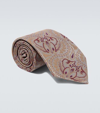 Krawatte aus Seiden-Jacquard | Charvet