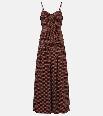 Edie polka-dot maxi dress | Posse