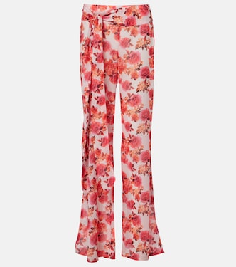 Bowie floral flared pants | Bananhot