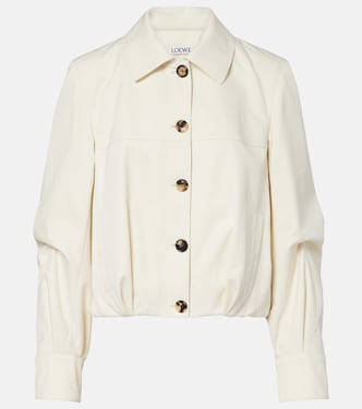 Cotton and silk blouson jacket | Loewe