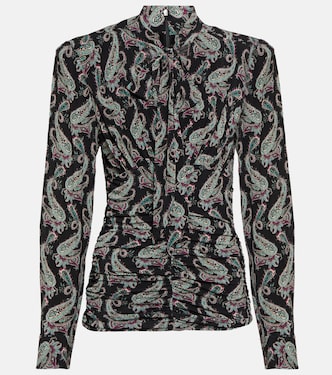Linazioa paisley ruched top | Isabel Marant