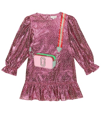 Leopard-print lamé dress | Marc Jacobs Kids