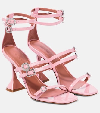 Verzierte Sandalen Robyn aus Leder | Amina Muaddi