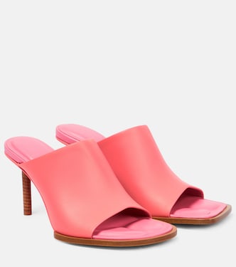 Mules Rond Carré en cuir | Jacquemus