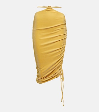 Falda midi Ariel fruncida | Bananhot