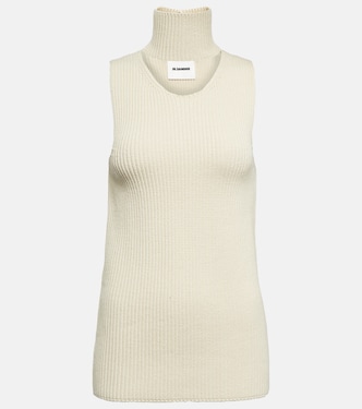 Top in maglia di misto cotone | Jil Sander