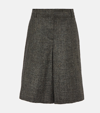 Wool-blend bermuda shorts | Brunello Cucinelli