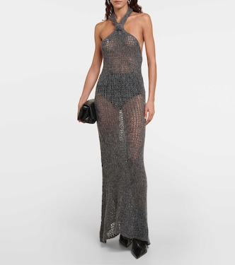 Maxikleid aus einem Alpakawollgemisch | Ann Demeulemeester
