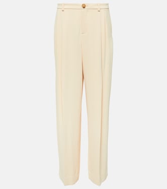 Pantalon ample en crêpe à taille basse | Vince