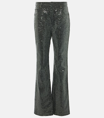 Sequined straight jeans | Rotate